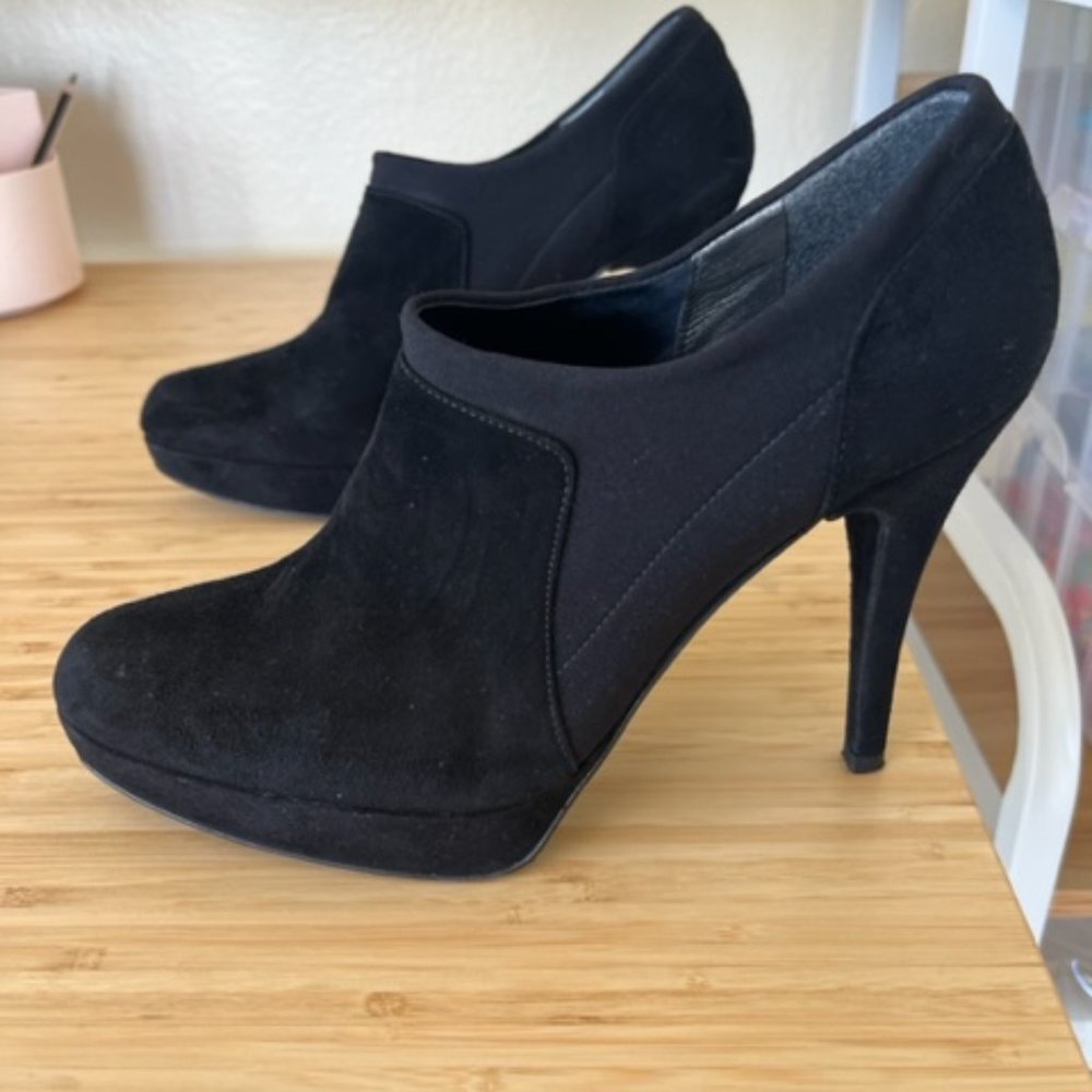 Stuart Weitzman Suede Black Booties